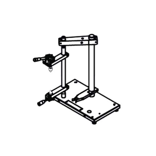 Mahr 5115732 Millimar PVC14 vertikaler Messständer mit Säulen, 520 mm Höhe, 340 mm schwenkbarer Radius von Mahr