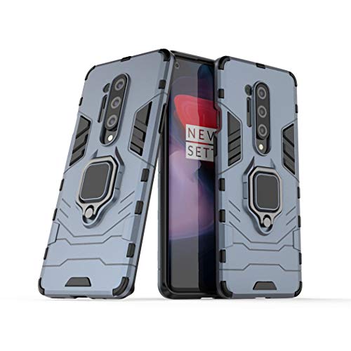 LuluMain Kompatibel mit 1+8 Pro (5G) Hülle, Ring Ständer Magnetischer Handyhalter Auto Caseme Schutzhülle Case für OnePlus 8 Pro (Navy Blau) von MaiJin