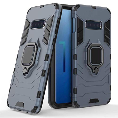 LuluMain Kompatibel mit Galaxy S10e Hülle, Ring Ständer Magnetischer Handyhalter Auto Caseme Schutzhülle Case für Samsung Galaxy S10e (Navy Blau) von MaiJin