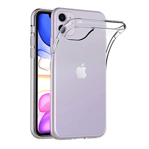 MaiJin Hülle für Apple iPhone 11 (6,1 Zoll) Crystal Clear Durchsichtige Backcover Handyhülle TPU Case von MaiJin