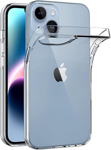 MaiJin Hülle für Apple iPhone 14 (6,1 Zoll) Crystal Clear Durchsichtige Backcover Handyhülle TPU Case von MaiJin