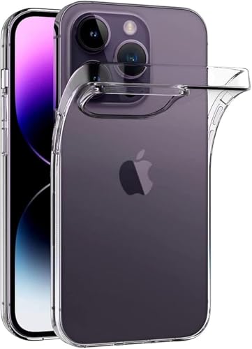MaiJin Hülle für Apple iPhone 14 Pro (6,1 Zoll) Crystal Clear Durchsichtige Backcover Handyhülle TPU Case von MaiJin