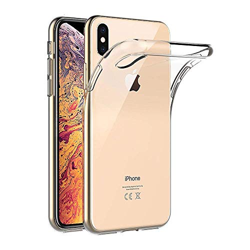 MaiJin Hülle für Apple iPhone XS Max (6,5 Zoll) Crystal Clear Durchsichtige Backcover Handyhülle TPU Case von MaiJin