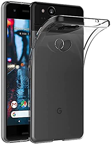MaiJin Hülle für Google Pixel 2 (5 Zoll) Crystal Clear Durchsichtige Backcover Handyhülle TPU Case von MaiJin