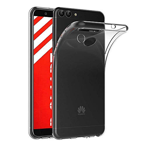 MaiJin Hülle für Huawei P Smart/Enjoy 7S (5,65 Zoll) Crystal Clear Durchsichtige Backcover Handyhülle TPU Case von MaiJin