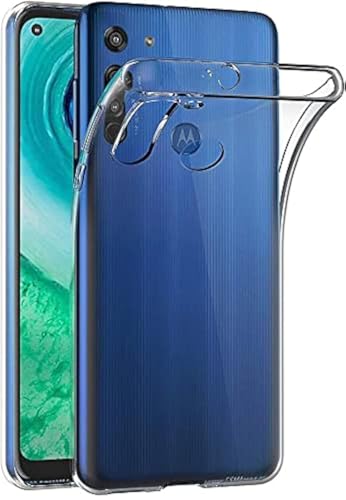 MaiJin Hülle für Motorola Moto G8 (6,4 Zoll) Crystal Clear Durchsichtige Backcover Handyhülle TPU Case von MaiJin