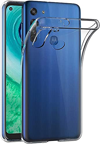 MaiJin Hülle für Motorola Moto G8 (6,4 Zoll) Crystal Clear Durchsichtige Backcover Handyhülle TPU Case von MaiJin