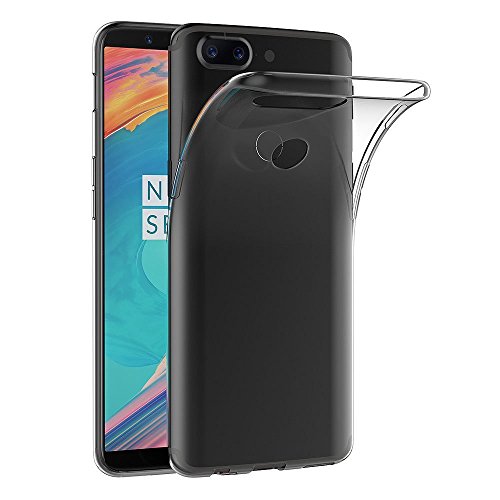 MaiJin Hülle für OnePlus 5T (6,01 Zoll) Crystal Clear Durchsichtige Backcover Handyhülle TPU Case von MaiJin