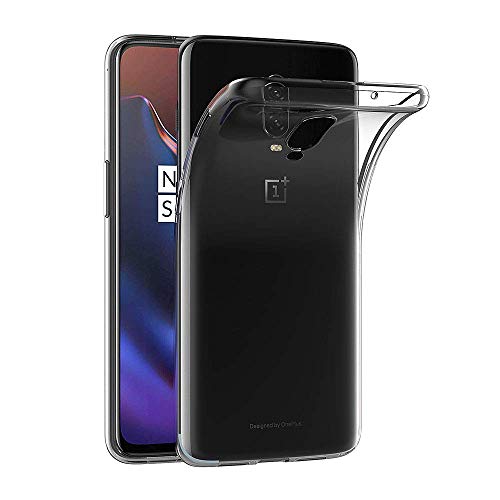 MaiJin Hülle für OnePlus 6T (6,41 Zoll) Crystal Clear Durchsichtige Backcover Handyhülle TPU Case von MaiJin