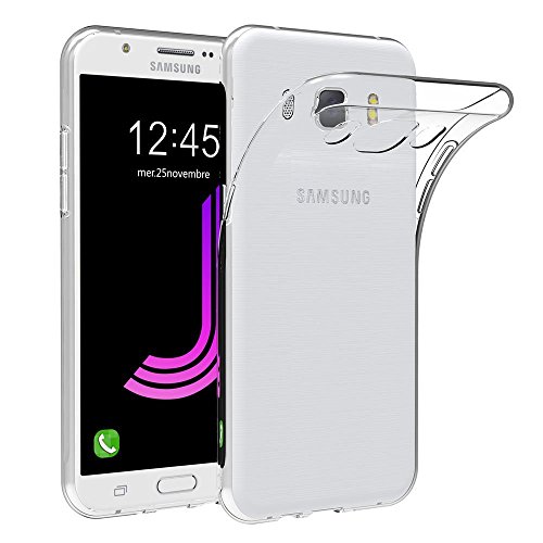 MaiJin Hülle für Samsung Galaxy J7 (2016) SM-J710FN (5,5 Zoll) Crystal Clear Durchsichtige Backcover Handyhülle TPU Case von MaiJin