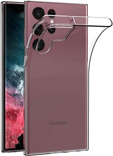 MaiJin Hülle für Samsung Galaxy S22 Ultra 5G (6,8 Zoll) Crystal Clear Durchsichtige Backcover Handyhülle TPU Case von MaiJin