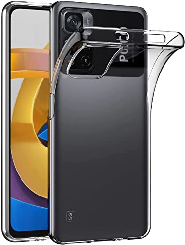 MaiJin Hülle für Xiaomi Mi Poco M4 Pro 5G / Redmi Note 11T 5G (6,6 Zoll) Crystal Clear Durchsichtige Backcover Handyhülle TPU Case von MaiJin