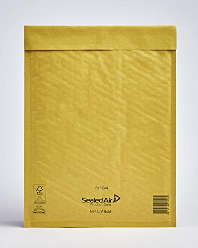 Mail Lite Größe G / 4 240 x 330 mm Gepolsterter Umschlag - Gold Mail Lite Größe G / 4 240 x 330 mm Gepolsterter Umschlag - Gold von Mail-Lite