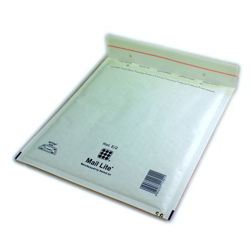 Mail Lite MLW E/2 AirCap Luftpolsterumschläge, Größe E/2, Weiß (100-er Pack) von Mail Lite