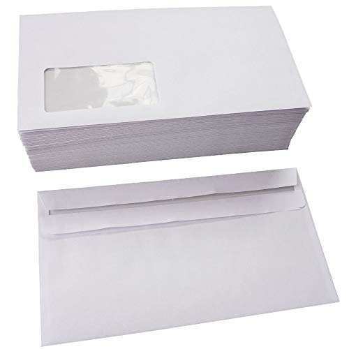 Briefumschläge selbstklebend m. Fenster 125x235 mm kompakt 75 g/m² (100) von Mailmedia