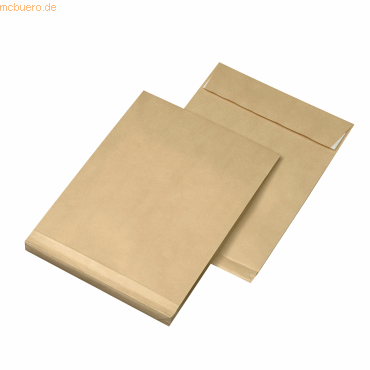 Mailmedia Faltentasche 30007045 C4 ohne Fenster haftklebend 120g braun Mailmedia Faltentasche 30007045 C4 ohne Fenster haftklebend 120g braun von Mailmedia