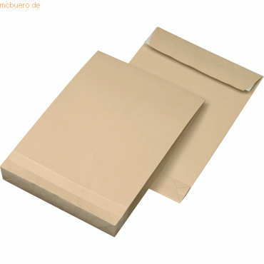 Mailmedia Faltentasche 30007071 B4 haftklebend 40mm Falte braun 100 St Mailmedia Faltentasche 30007071 B4 haftklebend 40mm Falte braun 100 St von Mailmedia