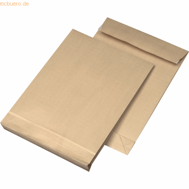 Mailmedia Faltentasche 30007414 B4 125g haftklebend 40mm braun 100 Stü Mailmedia Faltentasche 30007414 B4 125g haftklebend 40mm braun 100 Stü von Mailmedia