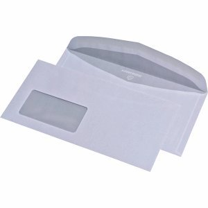 Mailmedia Kuvertierhüllen C6/C5 mit Fenster 80g/qm gummiert weiß VE=1000 Stück Mailmedia Kuvertierhüllen C6/C5 mit Fenster 80g/qm gummiert weiß VE=1000 Stück von Mailmedia