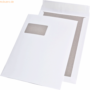 Mailmedia Versandtasche 30022359 C4 Papprückwand mit Fenster weiß 100 Mailmedia Versandtasche 30022359 C4 Papprückwand mit Fenster weiß 100 von Mailmedia
