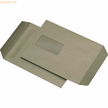 Mailmedia Versandtaschen C5 mit Fenster selbstklebend 90g/qm braun VE= Mailmedia Versandtaschen C5 mit Fenster selbstklebend 90g/qm braun VE= von Mailmedia