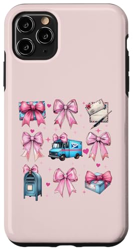 Coquette Bow Mail Carrier Female Postangestellte Post Lady Mom Hülle für iPhone 11 Pro Max Coquette Bow Mail Carrier Female Postangestellte Post Lady Mom Hülle für iPhone 11 Pro Max von Mailwomen Pink Coquette Ribbon Mail Carrier Gifts