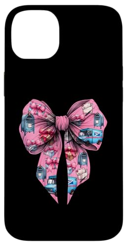Coquette Bow Mail Carrier Female Postangestellte Post Lady Mom Hülle für iPhone 14 Plus Coquette Bow Mail Carrier Female Postangestellte Post Lady Mom Hülle für iPhone 14 Plus von Mailwomen Pink Coquette Ribbon Mail Carrier Gifts