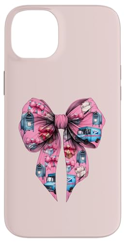 Coquette Bow Mail Carrier Female Postangestellte Post Lady Mom Hülle für iPhone 14 Plus Coquette Bow Mail Carrier Female Postangestellte Post Lady Mom Hülle für iPhone 14 Plus von Mailwomen Pink Coquette Ribbon Mail Carrier Gifts