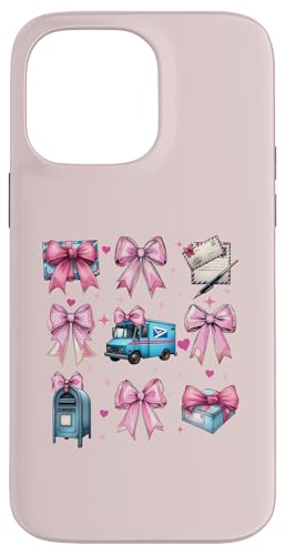 Coquette Bow Mail Carrier Female Postangestellte Post Lady Mom Hülle für iPhone 14 Pro Max Coquette Bow Mail Carrier Female Postangestellte Post Lady Mom Hülle für iPhone 14 Pro Max von Mailwomen Pink Coquette Ribbon Mail Carrier Gifts