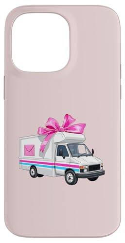 Coquette Bow Mail Carrier Female Postangestellte Post Lady Mom Hülle für iPhone 14 Pro Max von Mailwomen Pink Coquette Ribbon Mail Carrier Gifts