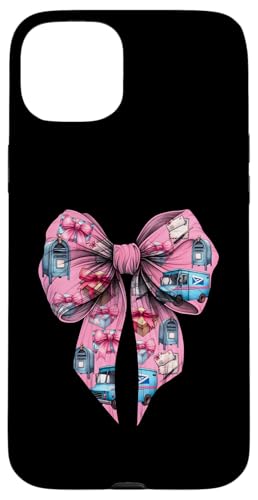 Coquette Bow Mail Carrier Female Postangestellte Post Lady Mom Hülle für iPhone 15 Plus Coquette Bow Mail Carrier Female Postangestellte Post Lady Mom Hülle für iPhone 15 Plus von Mailwomen Pink Coquette Ribbon Mail Carrier Gifts