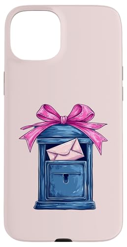 Coquette Bow Mail Carrier Female Postangestellte Post Lady Mom Hülle für iPhone 15 Plus Coquette Bow Mail Carrier Female Postangestellte Post Lady Mom Hülle für iPhone 15 Plus von Mailwomen Pink Coquette Ribbon Mail Carrier Gifts