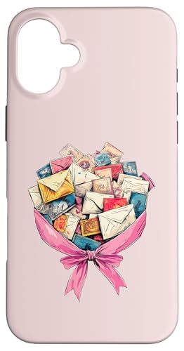 Coquette Bow Mail Carrier Female Postangestellte Post Lady Mom Hülle für iPhone 16 Plus Coquette Bow Mail Carrier Female Postangestellte Post Lady Mom Hülle für iPhone 16 Plus von Mailwomen Pink Coquette Ribbon Mail Carrier Gifts