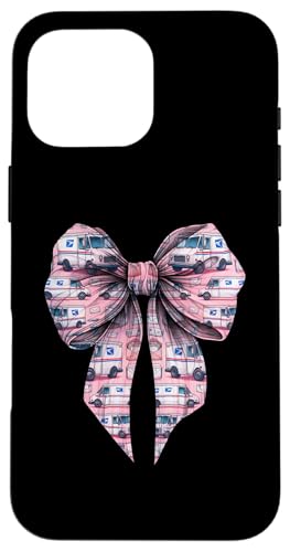 Coquette Bow Mail Carrier Female Postangestellte Post Lady Mom Hülle für iPhone 16 Pro Max Coquette Bow Mail Carrier Female Postangestellte Post Lady Mom Hülle für iPhone 16 Pro Max von Mailwomen Pink Coquette Ribbon Mail Carrier Gifts
