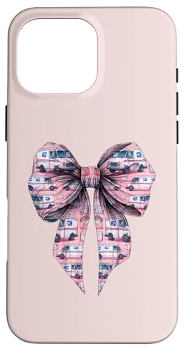 Coquette Bow Mail Carrier Female Postangestellte Post Lady Mom Hülle für iPhone 16 Pro Max Coquette Bow Mail Carrier Female Postangestellte Post Lady Mom Hülle für iPhone 16 Pro Max von Mailwomen Pink Coquette Ribbon Mail Carrier Gifts