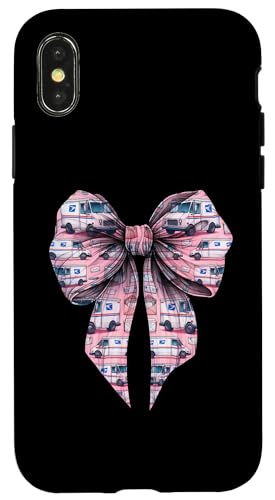 Coquette Bow Mail Carrier Female Postangestellte Post Lady Mom Hülle für iPhone X/XS Coquette Bow Mail Carrier Female Postangestellte Post Lady Mom Hülle für iPhone X/XS von Mailwomen Pink Coquette Ribbon Mail Carrier Gifts