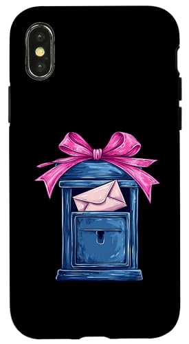 Coquette Bow Mail Carrier Female Postangestellte Post Lady Mom Hülle für iPhone X/XS Coquette Bow Mail Carrier Female Postangestellte Post Lady Mom Hülle für iPhone X/XS von Mailwomen Pink Coquette Ribbon Mail Carrier Gifts