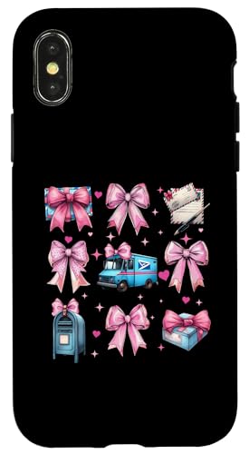 Coquette Bow Mail Carrier Female Postangestellte Post Lady Mom Hülle für iPhone X/XS Coquette Bow Mail Carrier Female Postangestellte Post Lady Mom Hülle für iPhone X/XS von Mailwomen Pink Coquette Ribbon Mail Carrier Gifts