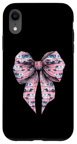 Coquette Bow Mail Carrier Female Postangestellte Post Lady Mom Hülle für iPhone XR Coquette Bow Mail Carrier Female Postangestellte Post Lady Mom Hülle für iPhone XR von Mailwomen Pink Coquette Ribbon Mail Carrier Gifts