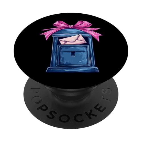 Coquette Bow Mail Carrier Female Postangestellte Post Lady Mom PopSockets Klebender PopGrip Coquette Bow Mail Carrier Female Postangestellte Post Lady Mom PopSockets Klebender PopGrip von Mailwomen Pink Coquette Ribbon Mail Carrier Gifts
