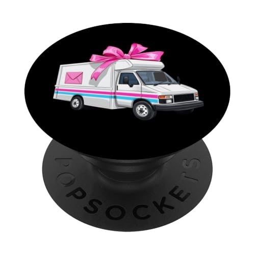 Coquette Bow Mail Carrier Female Postangestellte Post Lady Mom PopSockets Klebender PopGrip Coquette Bow Mail Carrier Female Postangestellte Post Lady Mom PopSockets Klebender PopGrip von Mailwomen Pink Coquette Ribbon Mail Carrier Gifts