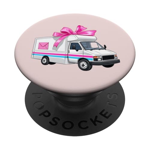 Coquette Bow Mail Carrier Female Postangestellte Post Lady Mom PopSockets Klebender PopGrip Coquette Bow Mail Carrier Female Postangestellte Post Lady Mom PopSockets Klebender PopGrip von Mailwomen Pink Coquette Ribbon Mail Carrier Gifts