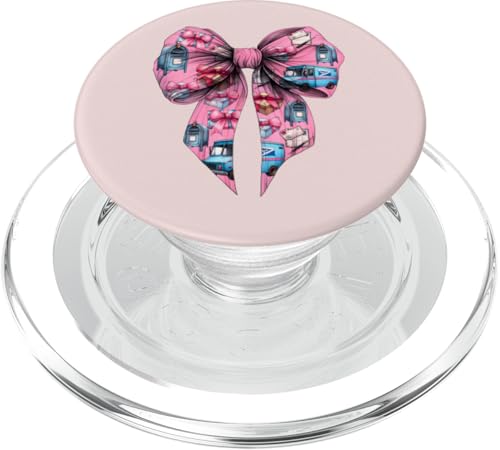 Coquette Bow Mail Carrier Female Postangestellte Post Lady Mom PopSockets PopGrip für MagSafe Coquette Bow Mail Carrier Female Postangestellte Post Lady Mom PopSockets PopGrip für MagSafe von Mailwomen Pink Coquette Ribbon Mail Carrier Gifts