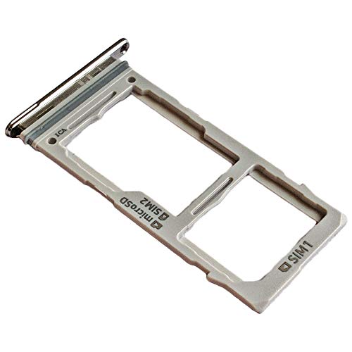 Ersatz Simkartenhalter passend für Samsung Galaxy S10+ Dual SIM (SM-G975F) Prisma Weiss von Mainhattan Mobile