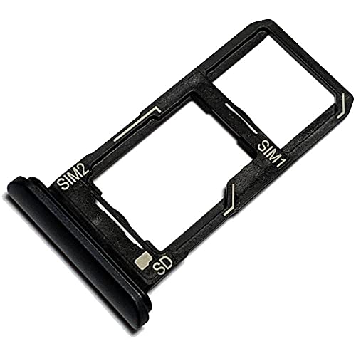 Simkartenhalter und Micro-SD Speicherkartenfach für Sony Xperia 10 II (XQ-AU52), Original Ersatzteil, Schwarz von Mainhattan Mobile