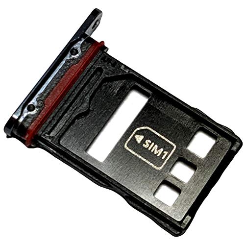 Simkartenhalter und Nano Memory Card Fach für Huawei Mate 40 Pro (NOH-NX9), Original Ersatzteil, Schwarz von Mainhattan Mobile