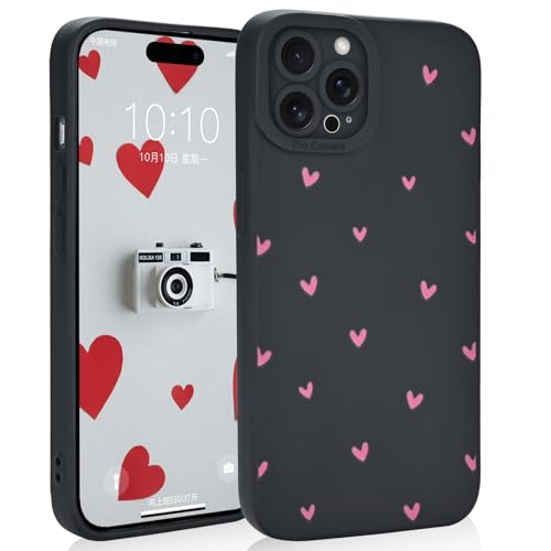 Mainrenka Schutzhülle für iPhone 13 Pro Max Case, stoßfest, schlankes Design, Schwarz von Mainrenka