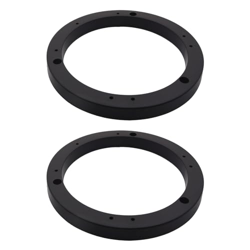 Mairuker 2 Stück 15,2 cm Auto Universal Fit Lautsprecher Abstandshalter Ring Halterung 15,2 cm ABS Kunststoff Lautsprecher Abstandshalter Adapter für Autos, Boote, LKW und mehr von Mairuker