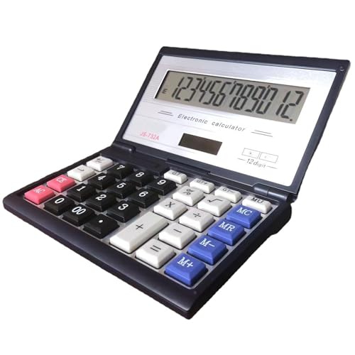 Maizoon Solarbetriebener Taschenrechner mit 12-stelligem Display, großer Bildschirm, klappbarer Klappdeckel, große Taste, tragbares Computerwerkzeug für Finanzen, Geschäft, Büro und Schule Maizoon Solarbetriebener Taschenrechner mit 12-stelligem Display, großer Bildschirm, klappbarer Klappdeckel, große Taste, tragbares Computerwerkzeug für Finanzen, Geschäft, Büro und Schule von Maizoon