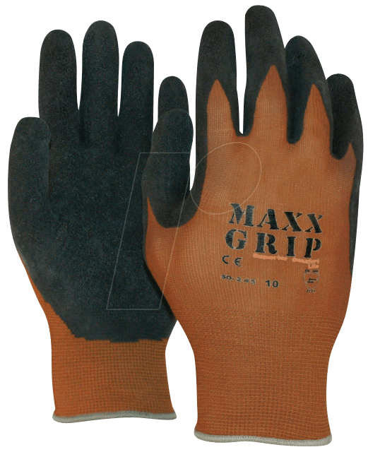 MAXX GRIP GR9 - Arbeitshandschuhe, Nylon, Elasthan, mit Nitril, Maxx Grip, Gr. 9 von Majestic